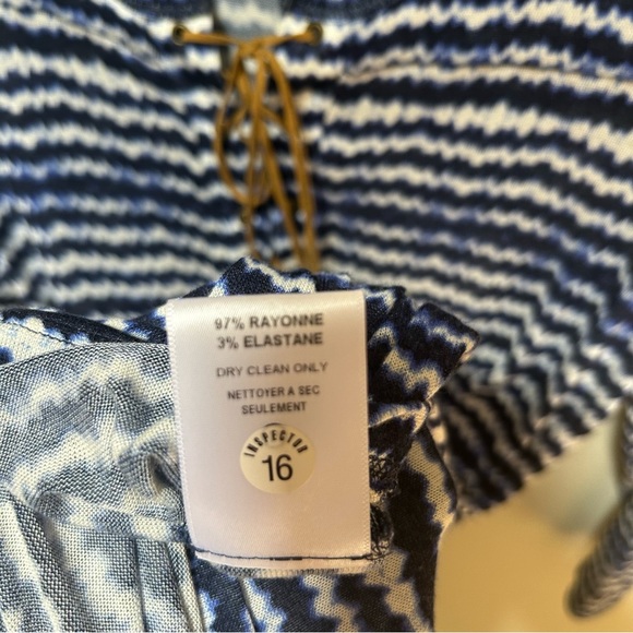 Velvet by Graham & Spencer ~Long Sleeve Lace-Up  Stretch Swim Cover/ Mini Dress - Picture 7 of 10